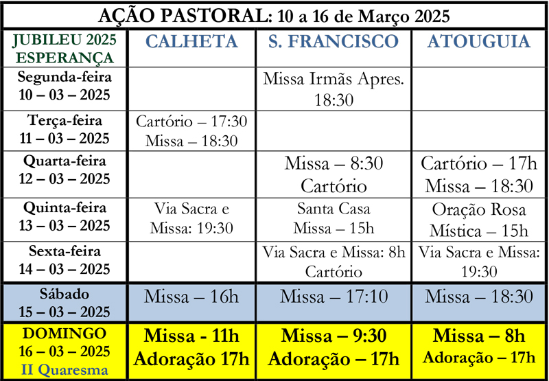 Boletim paroquial nº 730
