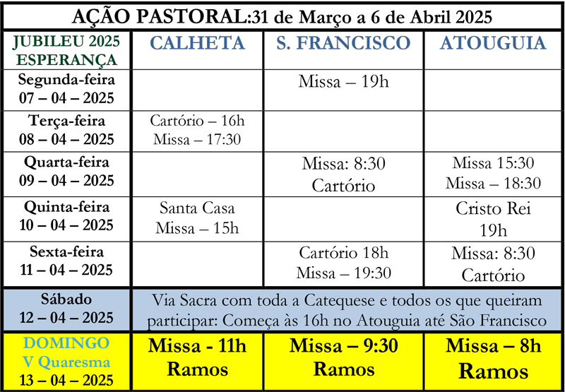 Boletim paroquial nº 734