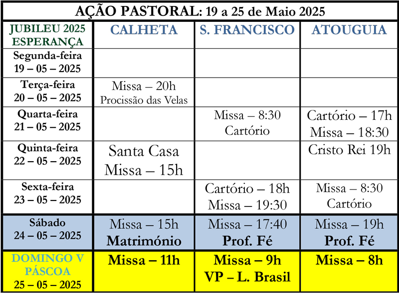 Boletim paroquial nº 739