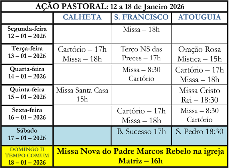 Boletim paroquial nº 769