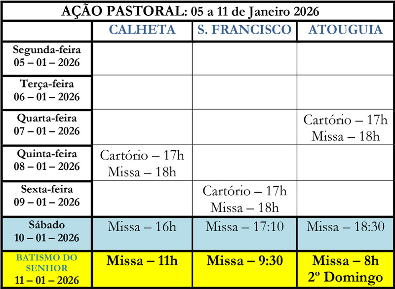 Boletim paroquial nº 768