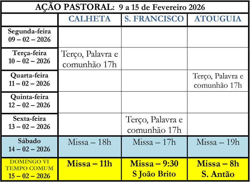 Boletim paroquial nº 773