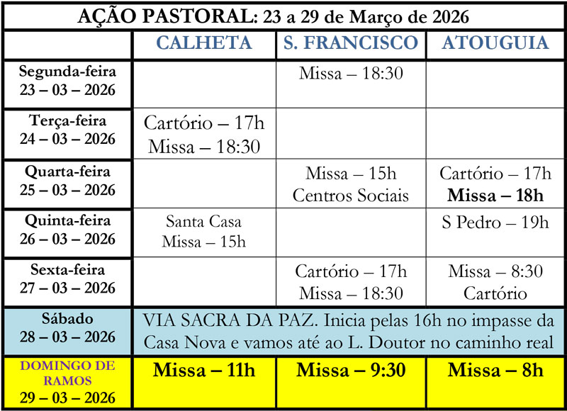 Boletim paroquial nº 779