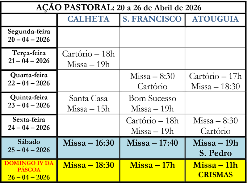 Boletim paroquial nº 782
