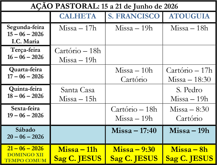 Boletim paroquial nº 790