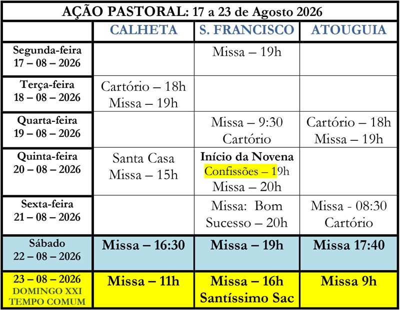 Boletim paroquial nº 798