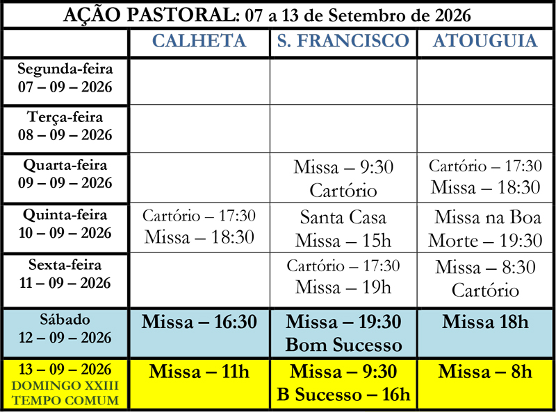 Boletim paroquial nº 801