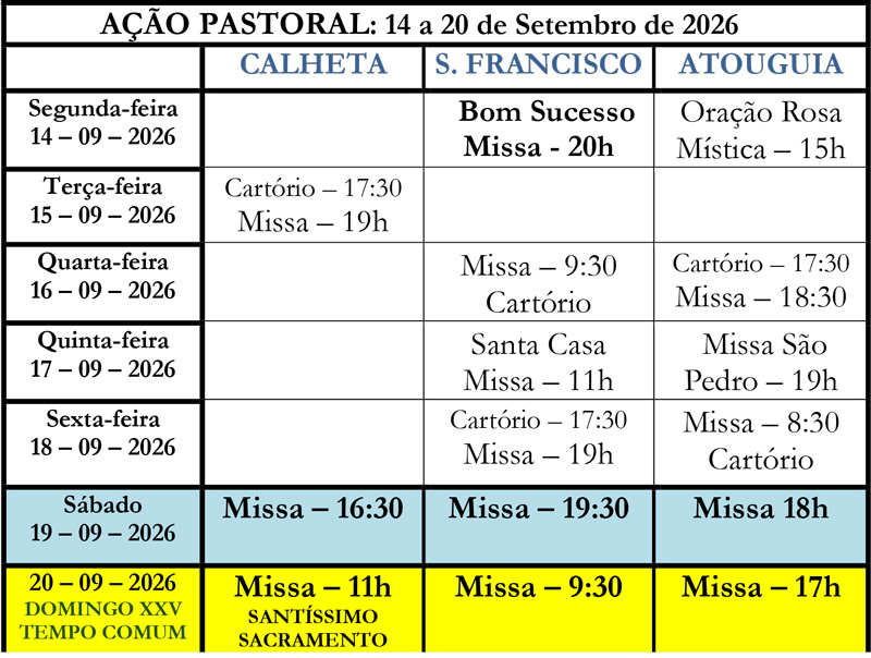 Boletim paroquial nº 802