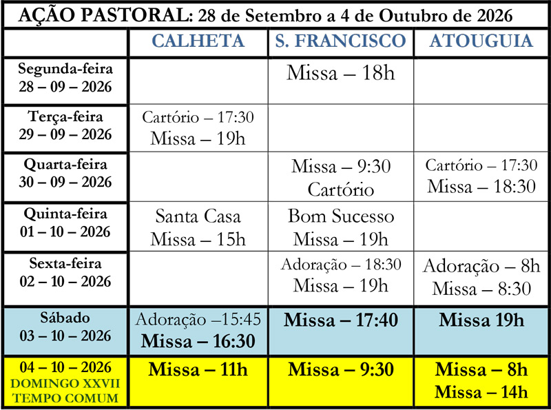 Boletim paroquial nº 804