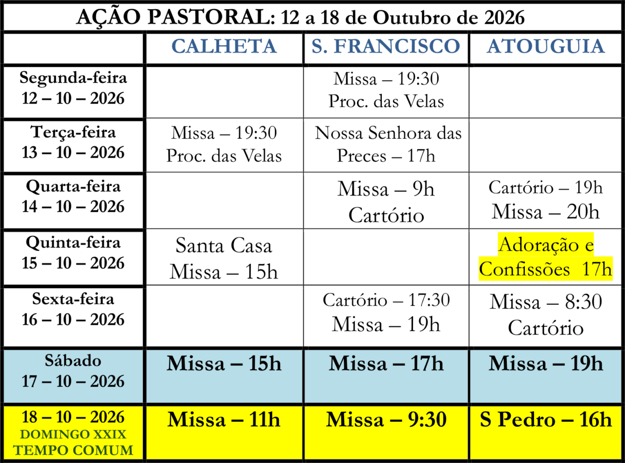 Boletim paroquial nº 806