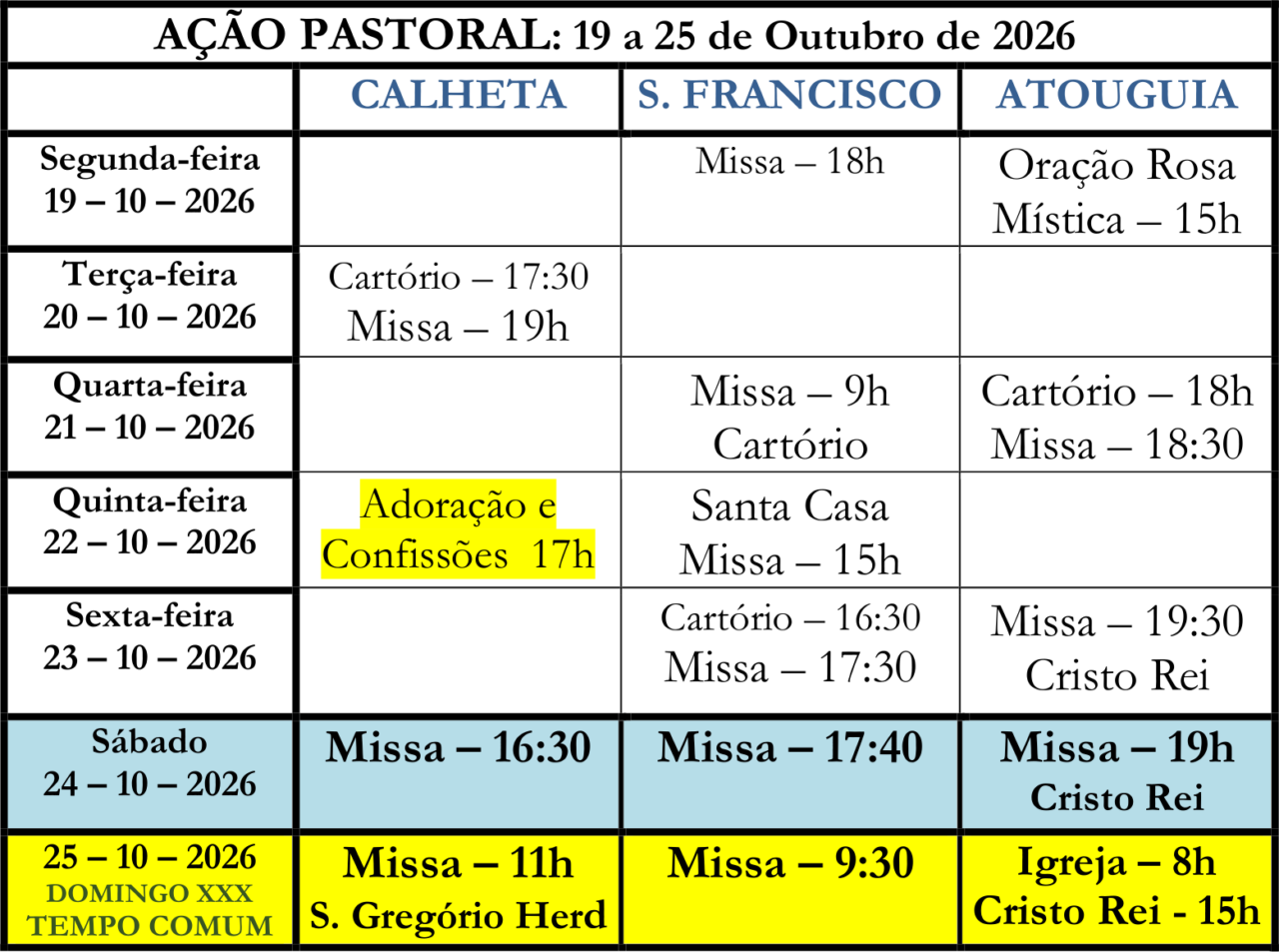 Boletim paroquial nº 807
